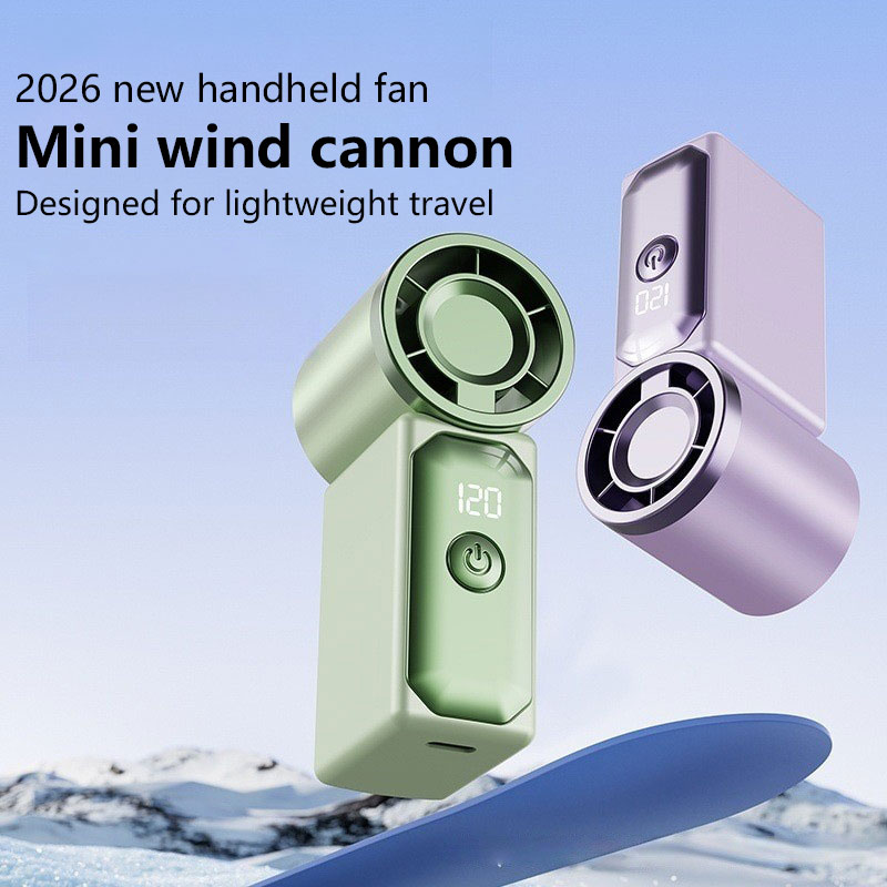 Outdoor Power Fan - مروحة تبريد محمولة صغيرة قابلة لإعادة
