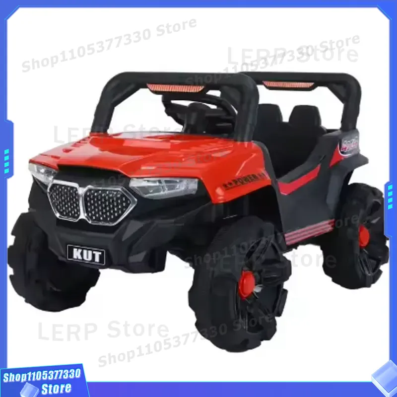 Outdoor Power Wheels - سيارة كهربائية للأطفال بأربع عجلات تعمل