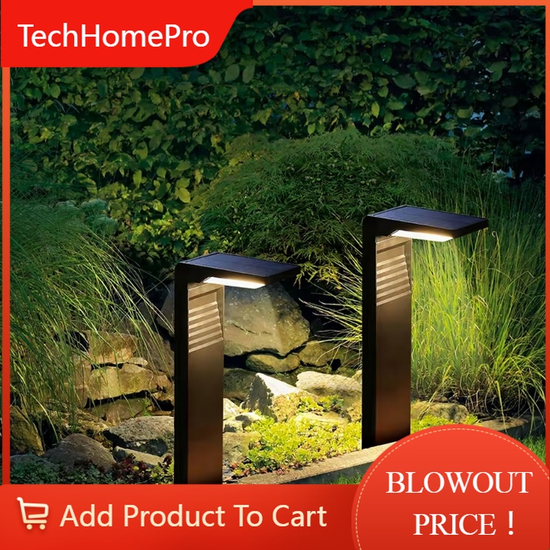 Outdoor Power Brush - مصابيح حديقة LED تعمل بالطاقة الشمسية
