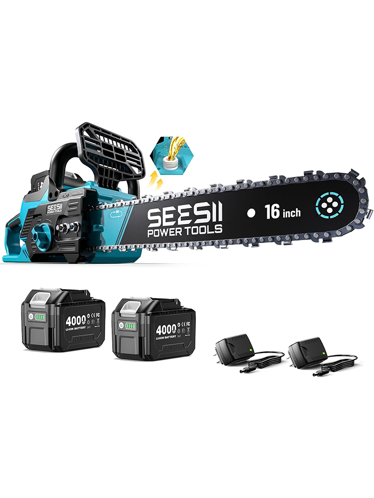 Electric Chainsaw Battery - منشار كهربائي لاسلكي SEESII 40V16 بقوة