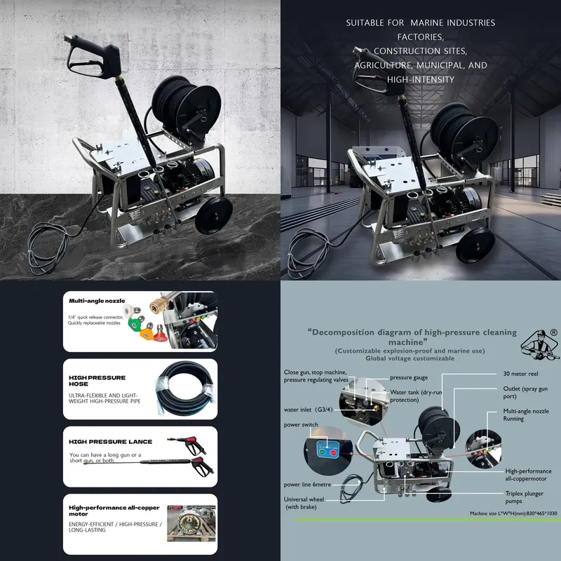 Pressure Washer Electric - غسالة ضغط عالي كهربائية من الفولاذ