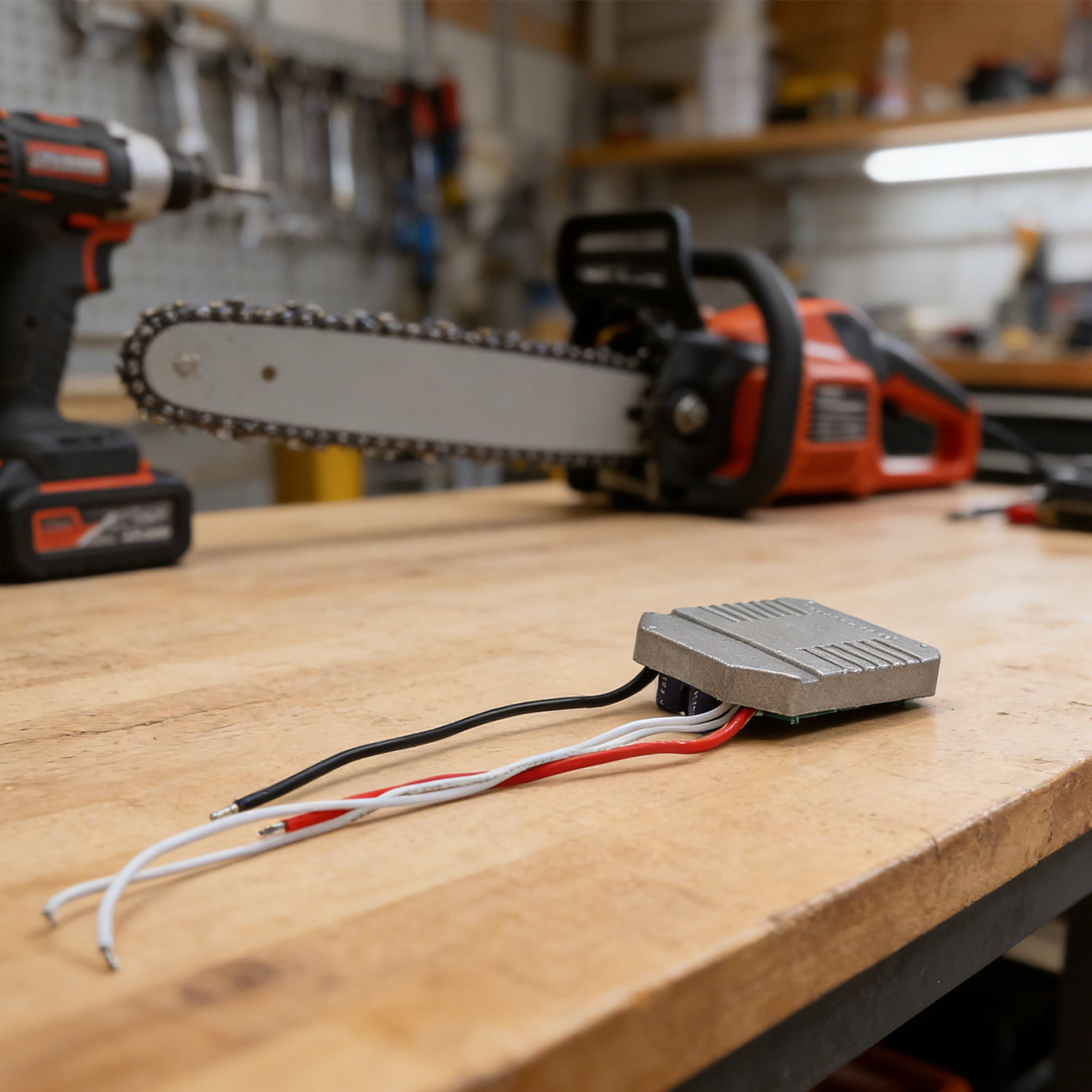 Electric Chainsaw Battery - لوحة تحكم للمناشير الكهربائية التي تعمل