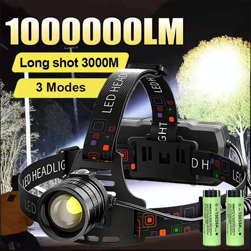 Outdoor Power Head - كشافات LED قوية قابلة لإعادة الشحن