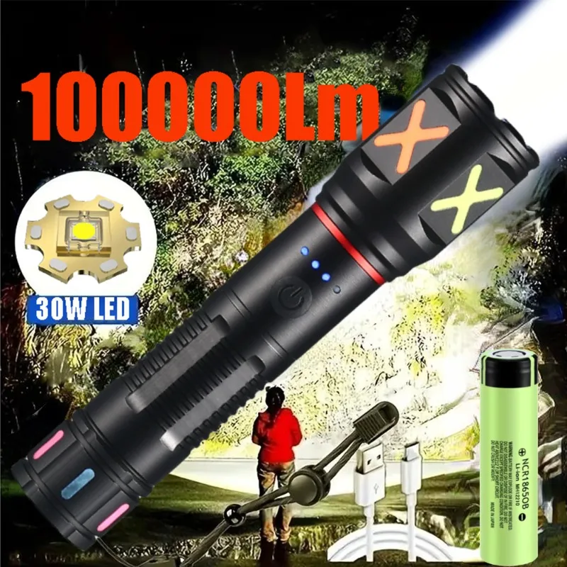 Outdoor Usb Power Strip - مصباح يدوي LED ليزر أبيض قوي
