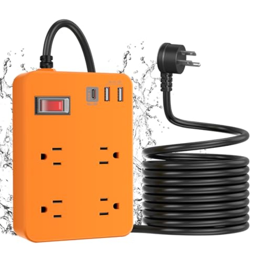 Outdoor Usb Power Strip - شريط طاقة خارجي للتخييم والحديقة والمطبخ