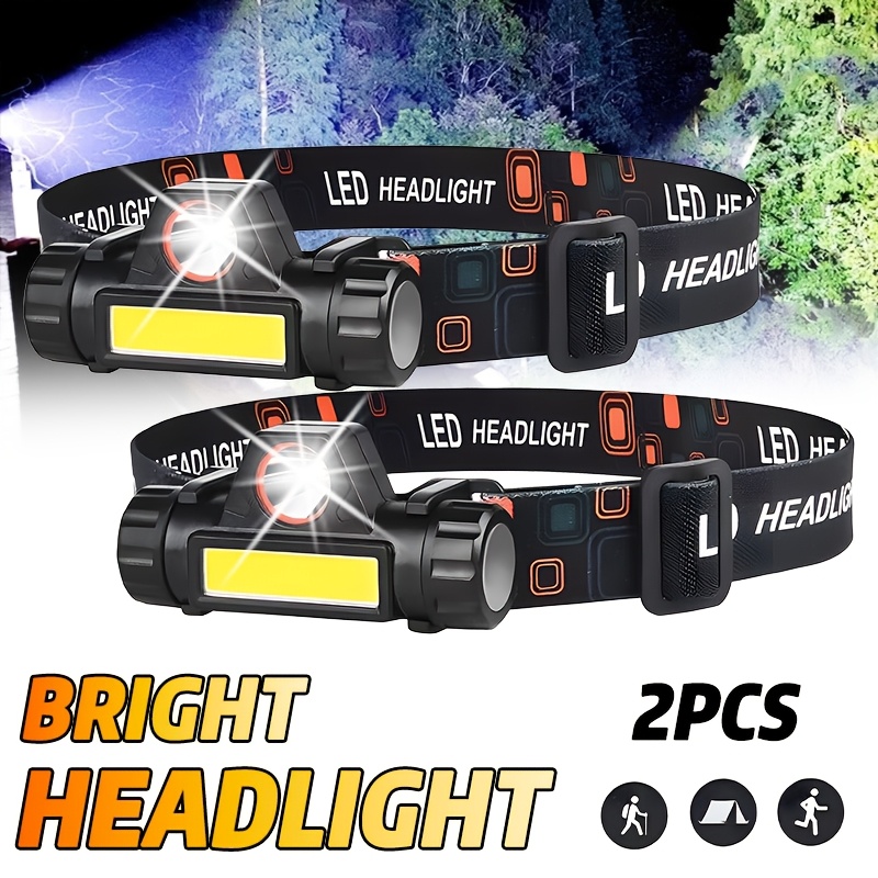 Outdoor Power Head - مصباح أمامي LED قابل لإعادة الشحن
