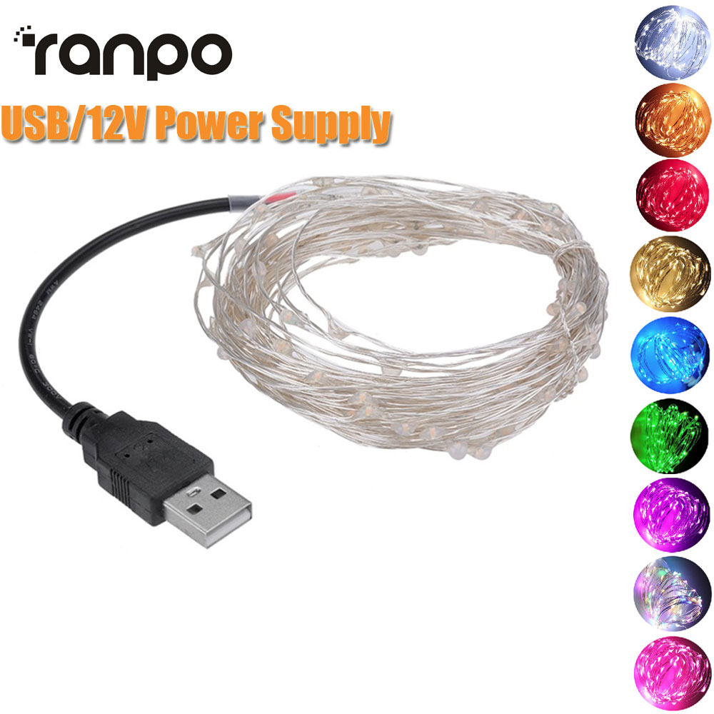 5 متر 50led 10 متر 100led USB  - مراجعة Outdoor Usb Power Strip وسعره