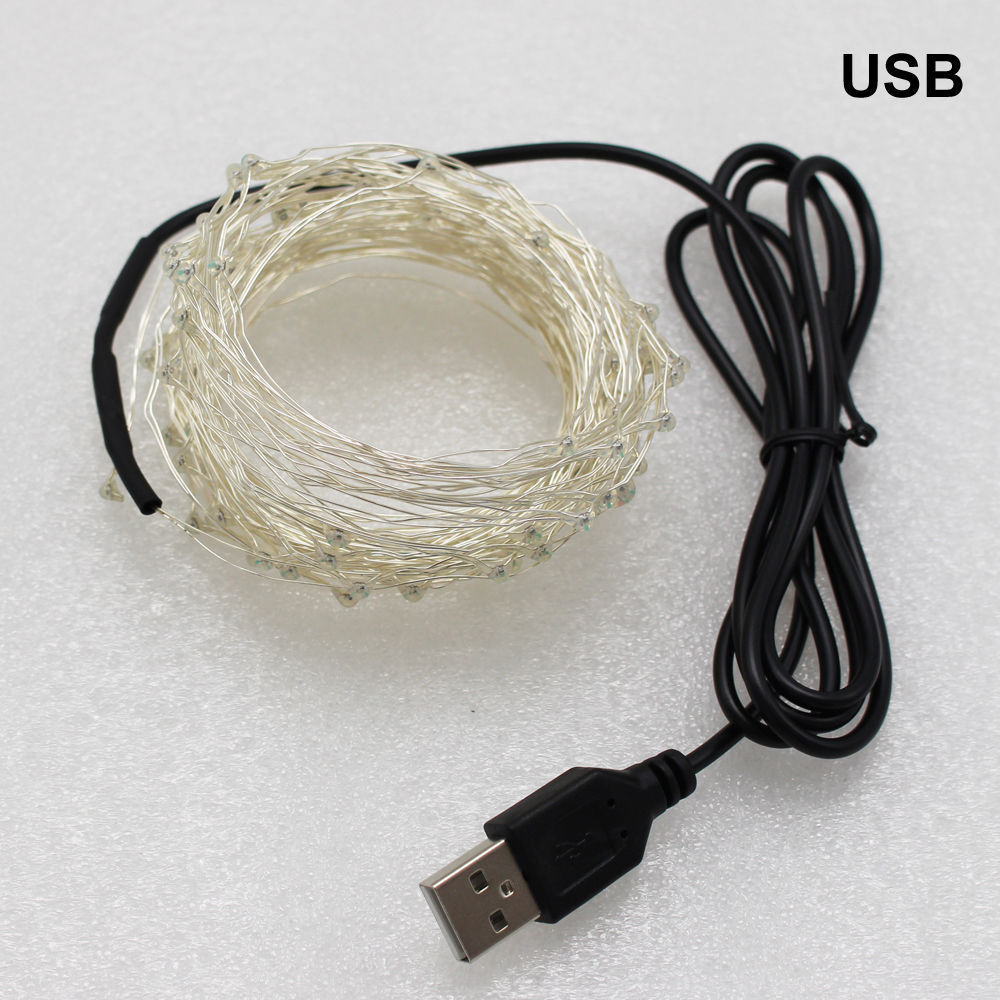 5 متر 50led 10 متر 100led USB  - مراجعة Outdoor Usb Power Strip وسعره