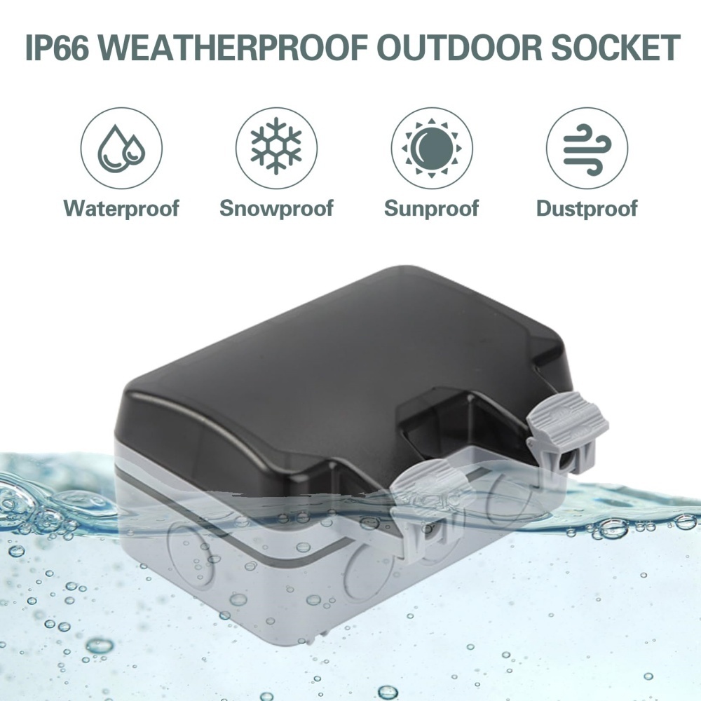 EIOMR USB صندوق مقبس مقاوم للم - مراجعة Outdoor Usb Power Strip وسعره