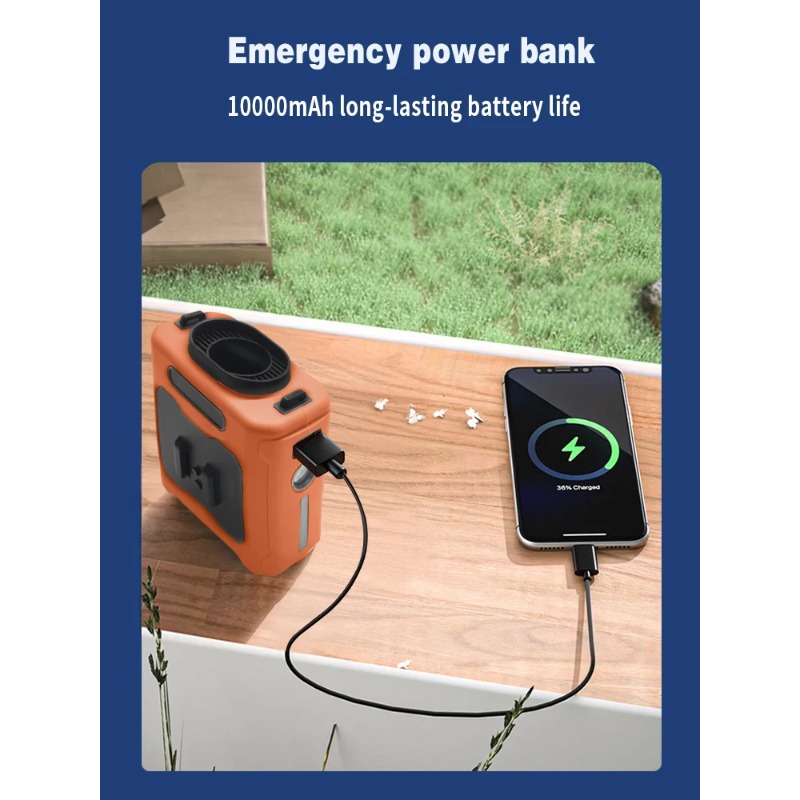 LED الإضاءة معلقة الرقبة الريا - مراجعة Outdoor Power Fan وسعره