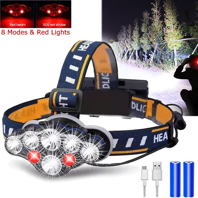 كشافات أمامية قوية 8 LED المصب - مراجعة Outdoor Power Head وسعره