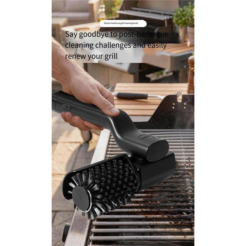 فرشاة شواء كهربائية قوية برأس  - مراجعة Outdoor Power Brush وسعره