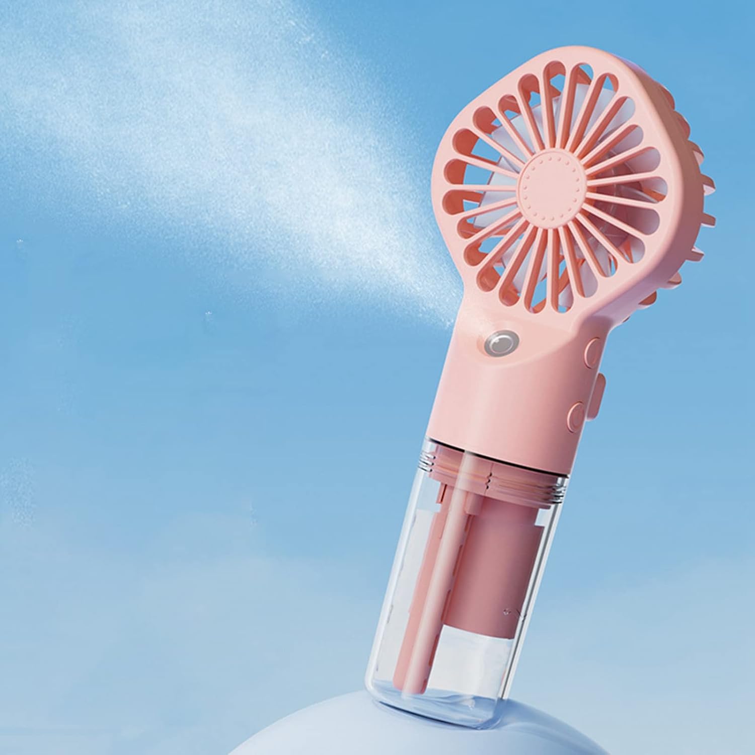 مروحة رذاذ محمولة باليد، مروحة - مراجعة Outdoor Power Fan وسعره