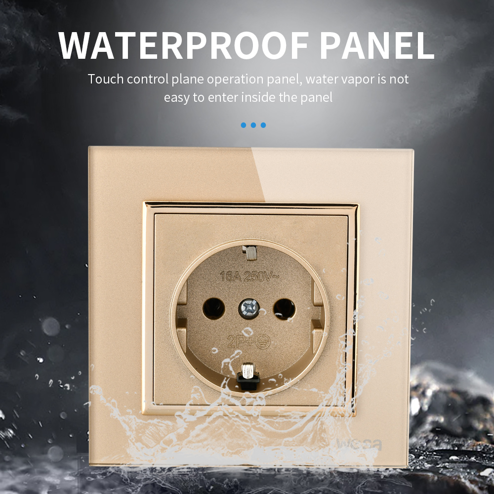 WESA-لوحة زجاج مقسى كريستالي ، - مراجعة Outdoor Power Outlet وسعره