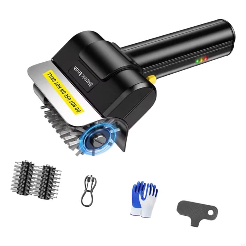 فرشاة شواء كهربائية تعمل ببطار - مراجعة Outdoor Power Brush وسعره