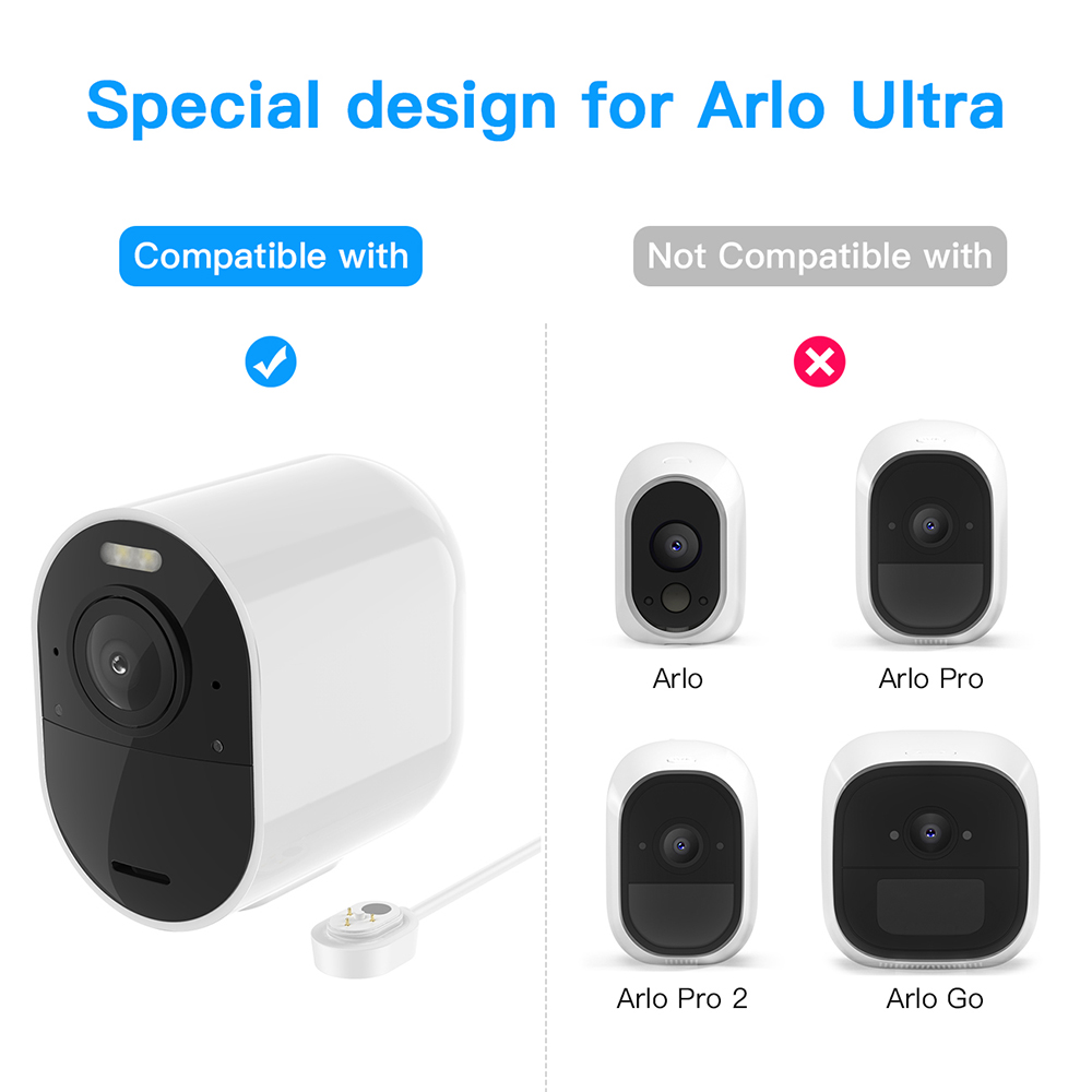 كابل شحن مغناطيسي فائق من Arlo - مراجعة Outdoor Power Plug In وسعره