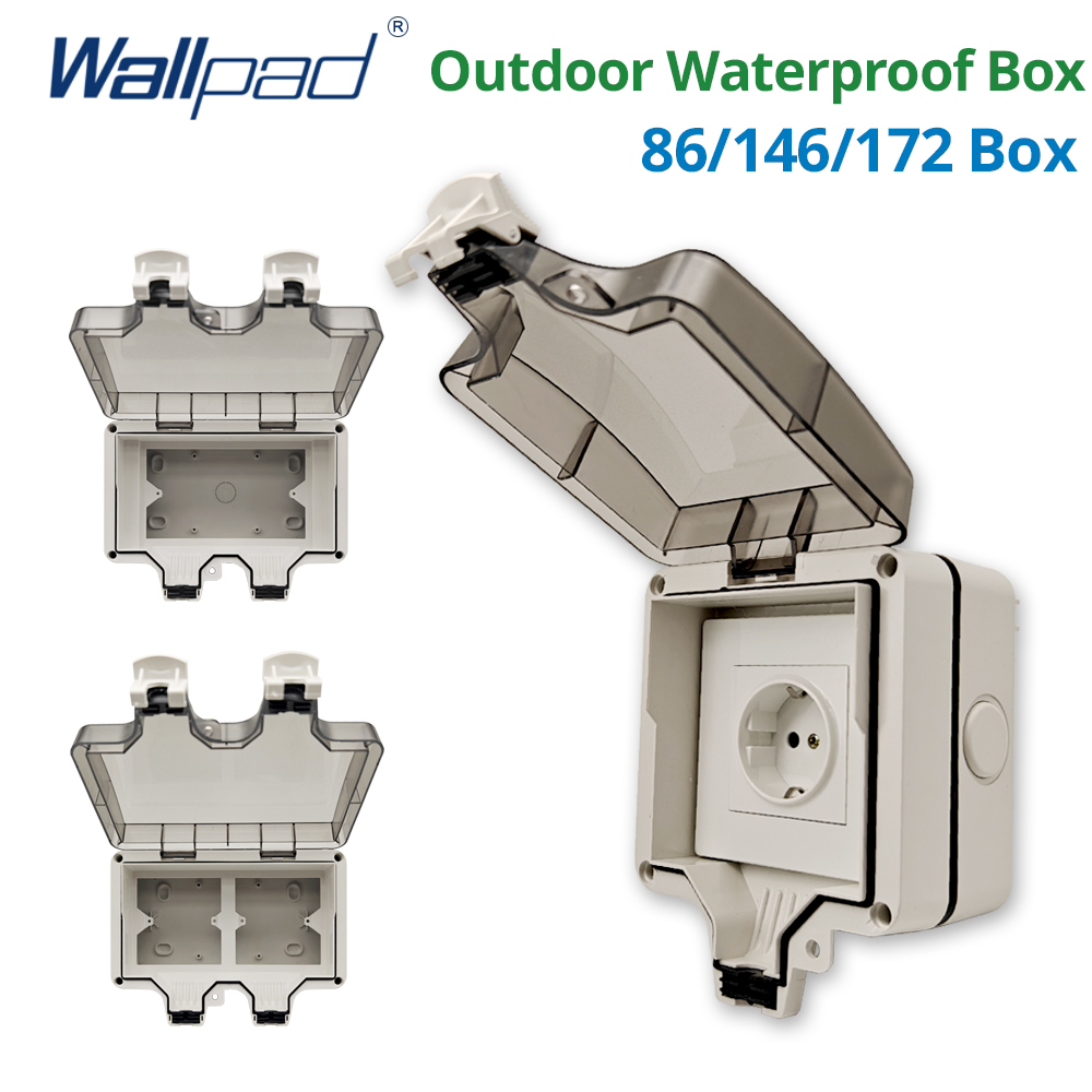 Wallpad IP66 صندوق خارجي مقاوم - مراجعة Outdoor Power Outlet وسعره
