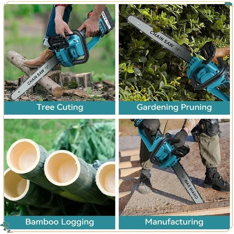 منشار سلسلة ماكيتا 18 فولت 220 - مراجعة Electric Chainsaw Battery وسعره