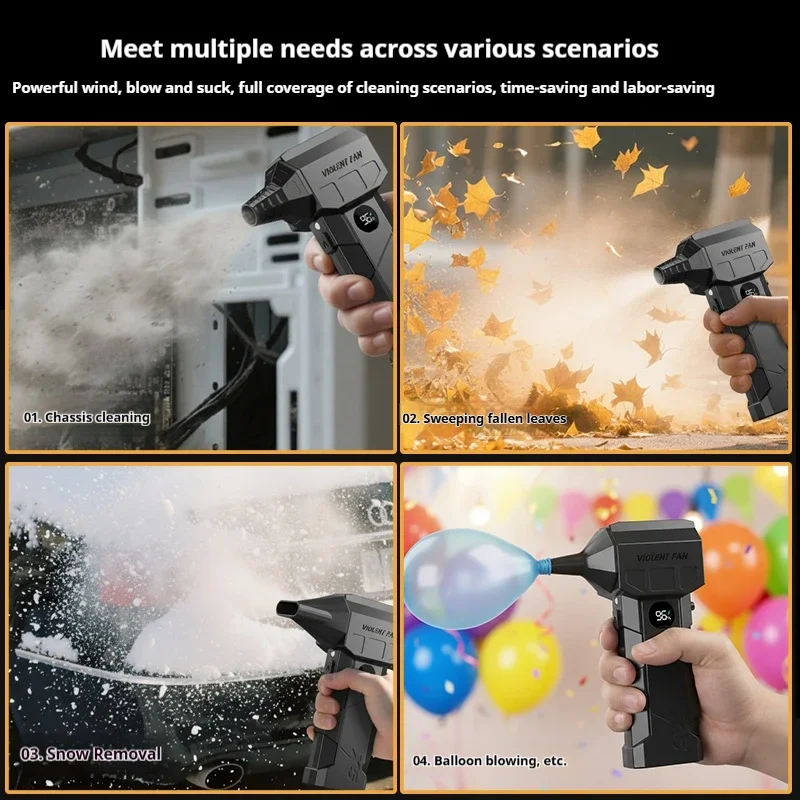 منفاخ توربيني X5 بمحرك 99,000  - مراجعة Outdoor Power Fan وسعره