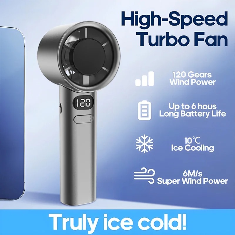 مروحة يدوية صغيرة بـ4 سرعات، م - مراجعة Outdoor Power Fan وسعره