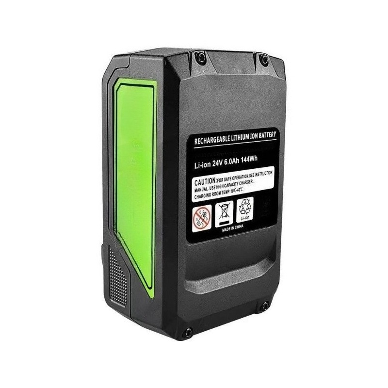 ل Greenworks 24 فولت 6.0Ah أدا - مراجعة Electric Chainsaw Battery وسعره