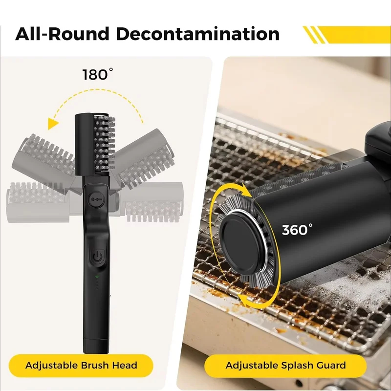 فرشاة شواء كهربائية لاسلكية قا - مراجعة Outdoor Power Brush وسعره
