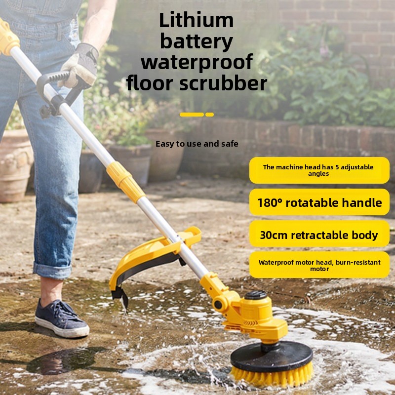 فرشاة تنظيف كهربائية محمولة من - مراجعة Outdoor Power Brush وسعره