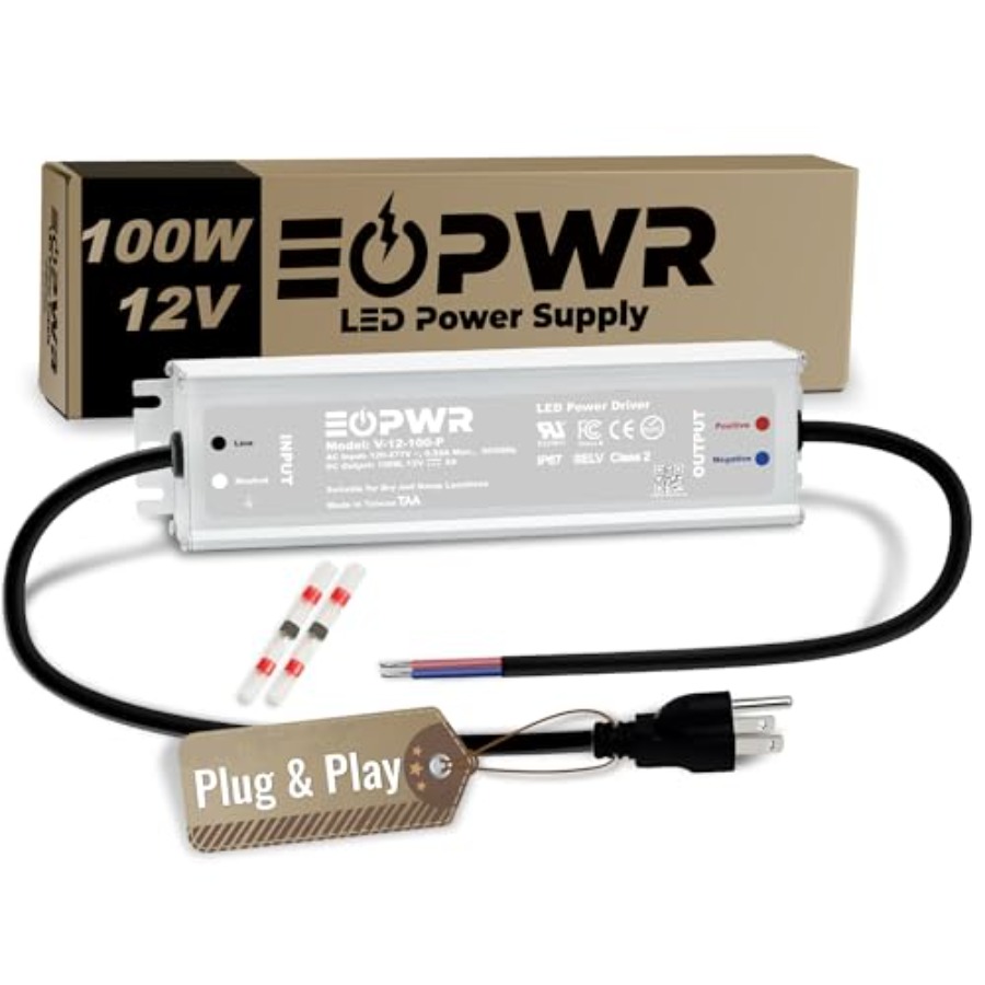 محول طاقة LED مقاوم للماء IP67 - مراجعة Outdoor Power Plug In وسعره