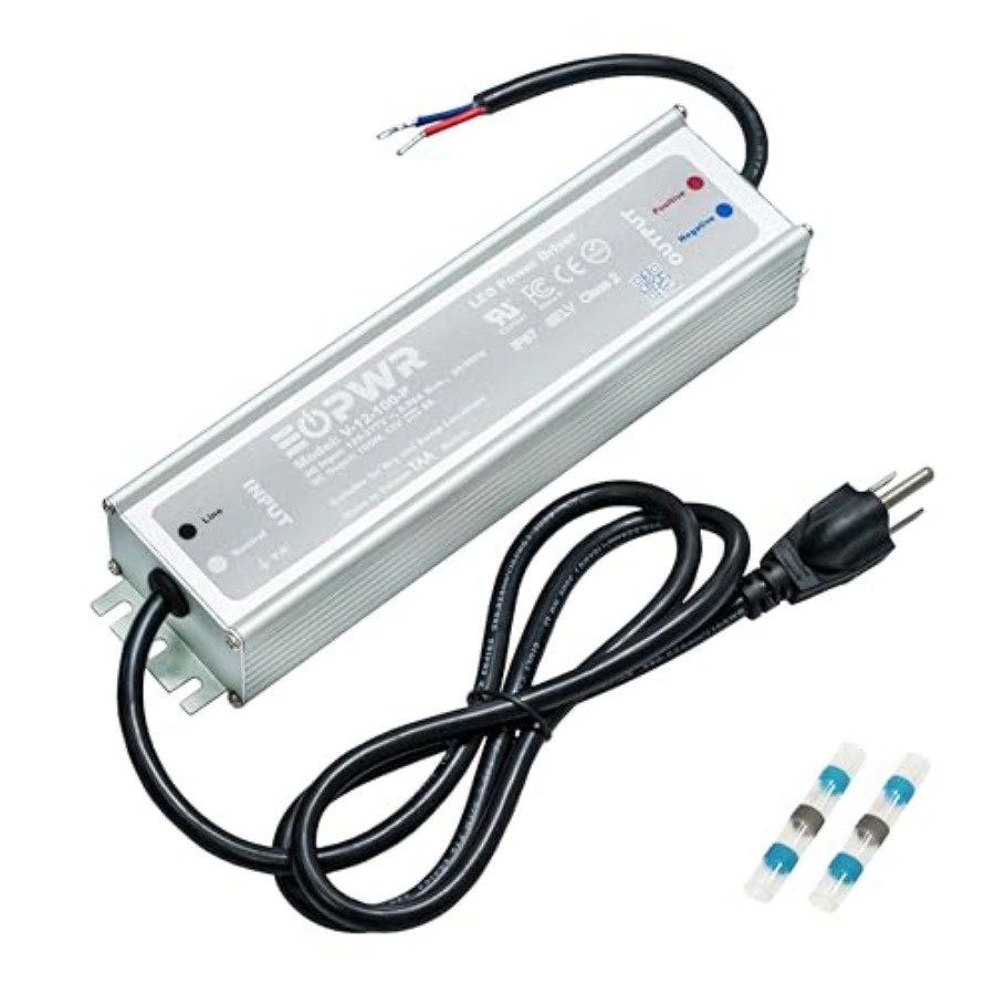 محول طاقة LED مقاوم للماء IP67 - مراجعة Outdoor Power Plug In وسعره