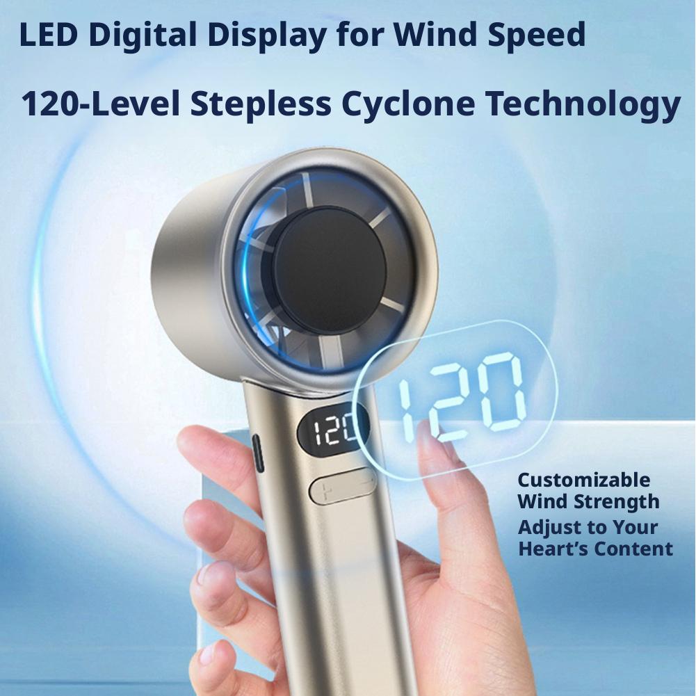 مروحة يدوية محمولة جديدة للصيف - مراجعة Outdoor Power Fan وسعره