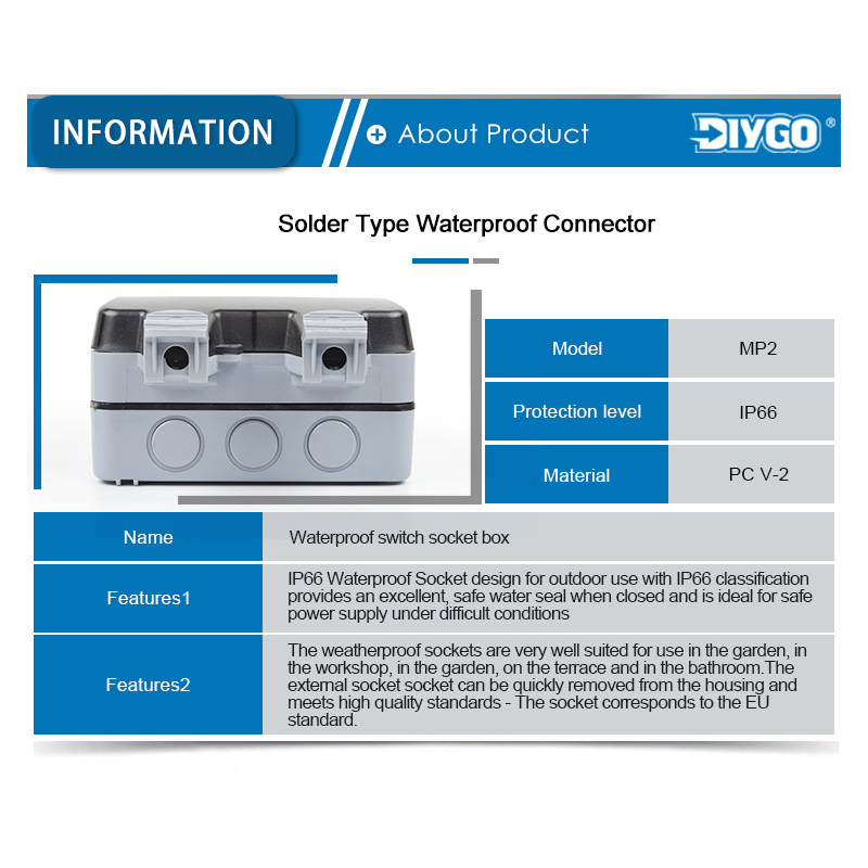 IP66 الاتحاد الأوروبي الألماني - مراجعة Outdoor Usb Power Strip وسعره