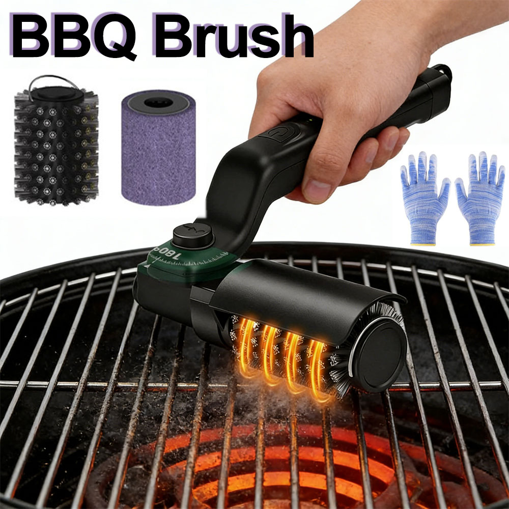 فرشاة شواء كهربائية قابلة لإعا - مراجعة Outdoor Power Brush وسعره