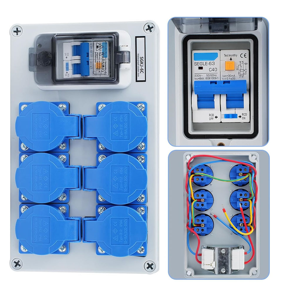 موزع طاقة مثبت على الحائط بـ 6 - مراجعة Outdoor Power Distributors وسعره