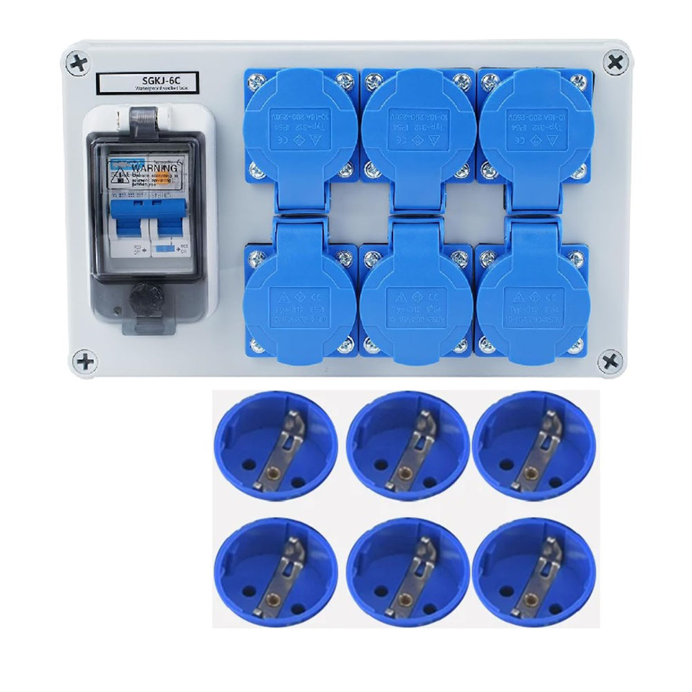 موزع طاقة مثبت على الحائط بـ 6 - مراجعة Outdoor Power Distributors وسعره