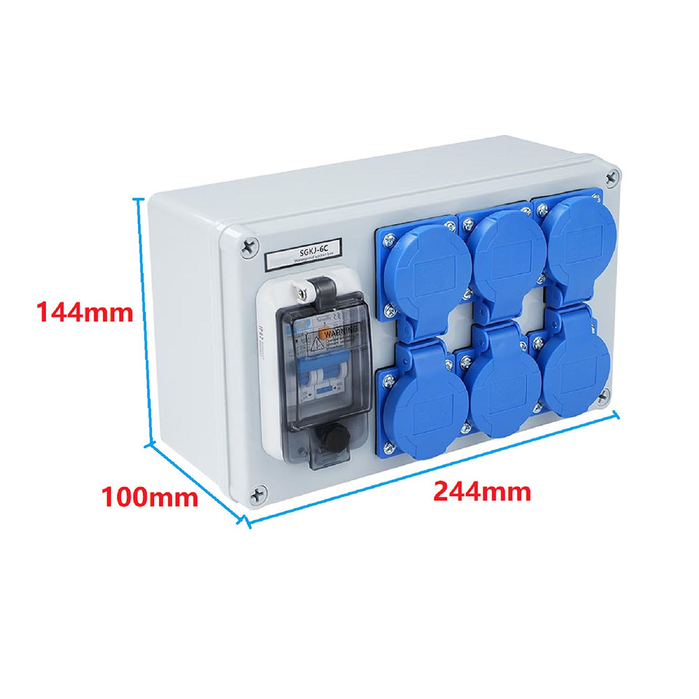موزع طاقة مثبت على الحائط بـ 6 - مراجعة Outdoor Power Distributors وسعره