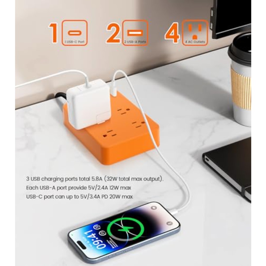 شريط طاقة خارجي للتخييم والحدي - مراجعة Outdoor Usb Power Strip وسعره