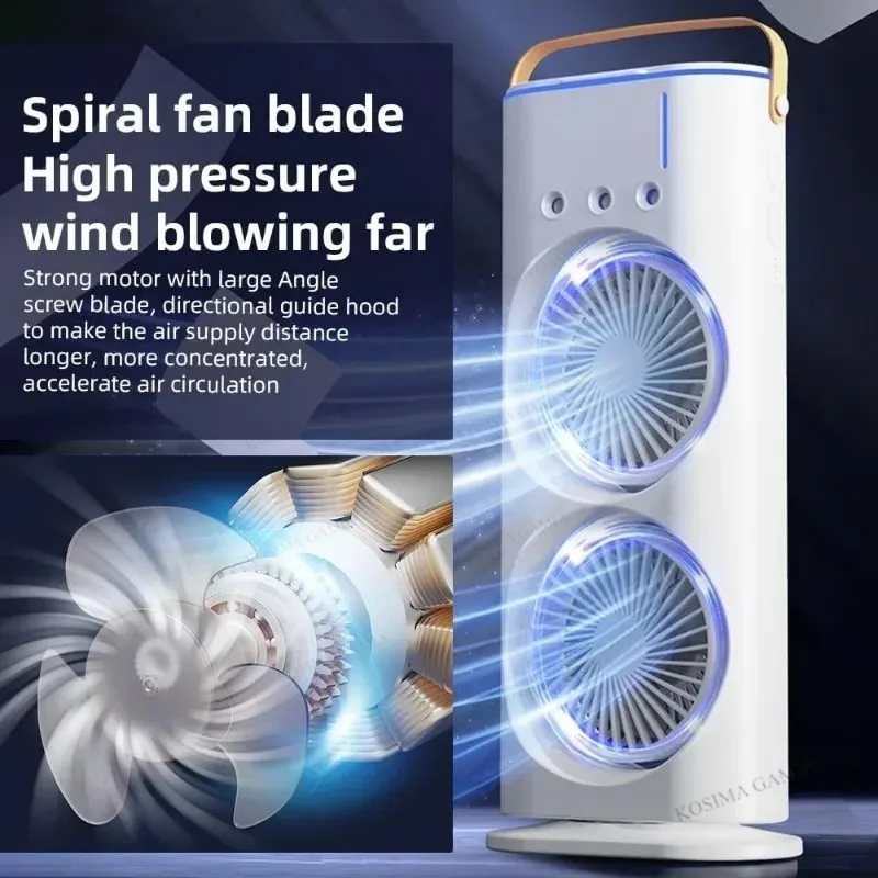 مروحة رذاذ مزدوجة الرأس تعمل ب - مراجعة Outdoor Power Head وسعره