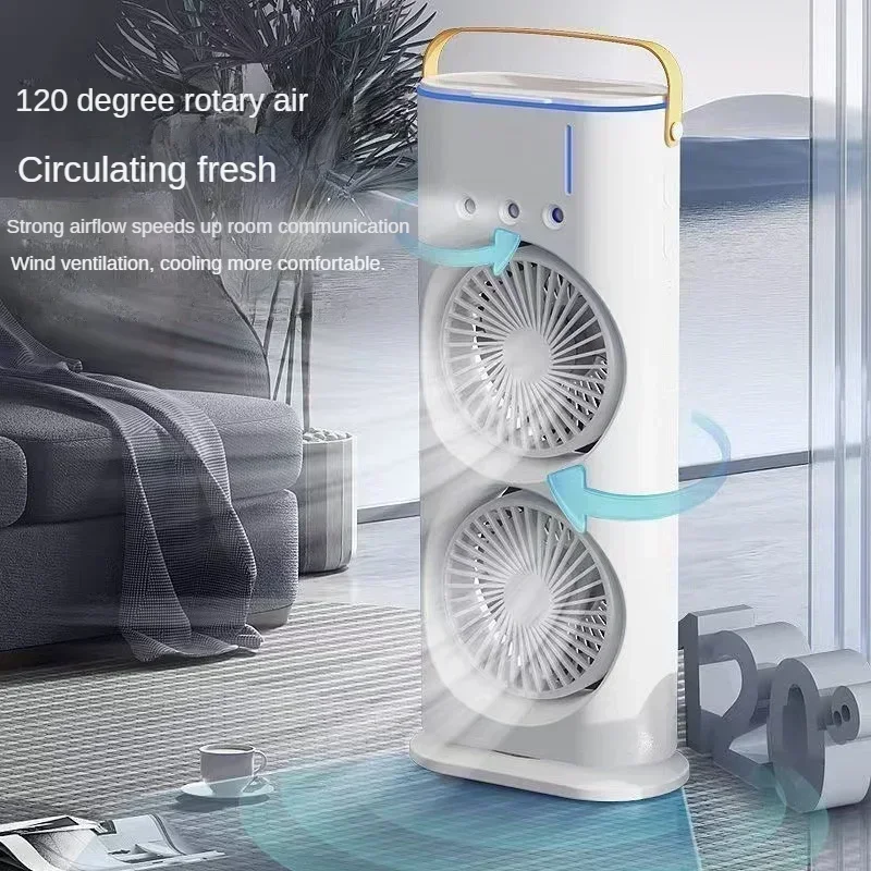 مروحة رذاذ مزدوجة الرأس تعمل ب - مراجعة Outdoor Power Head وسعره