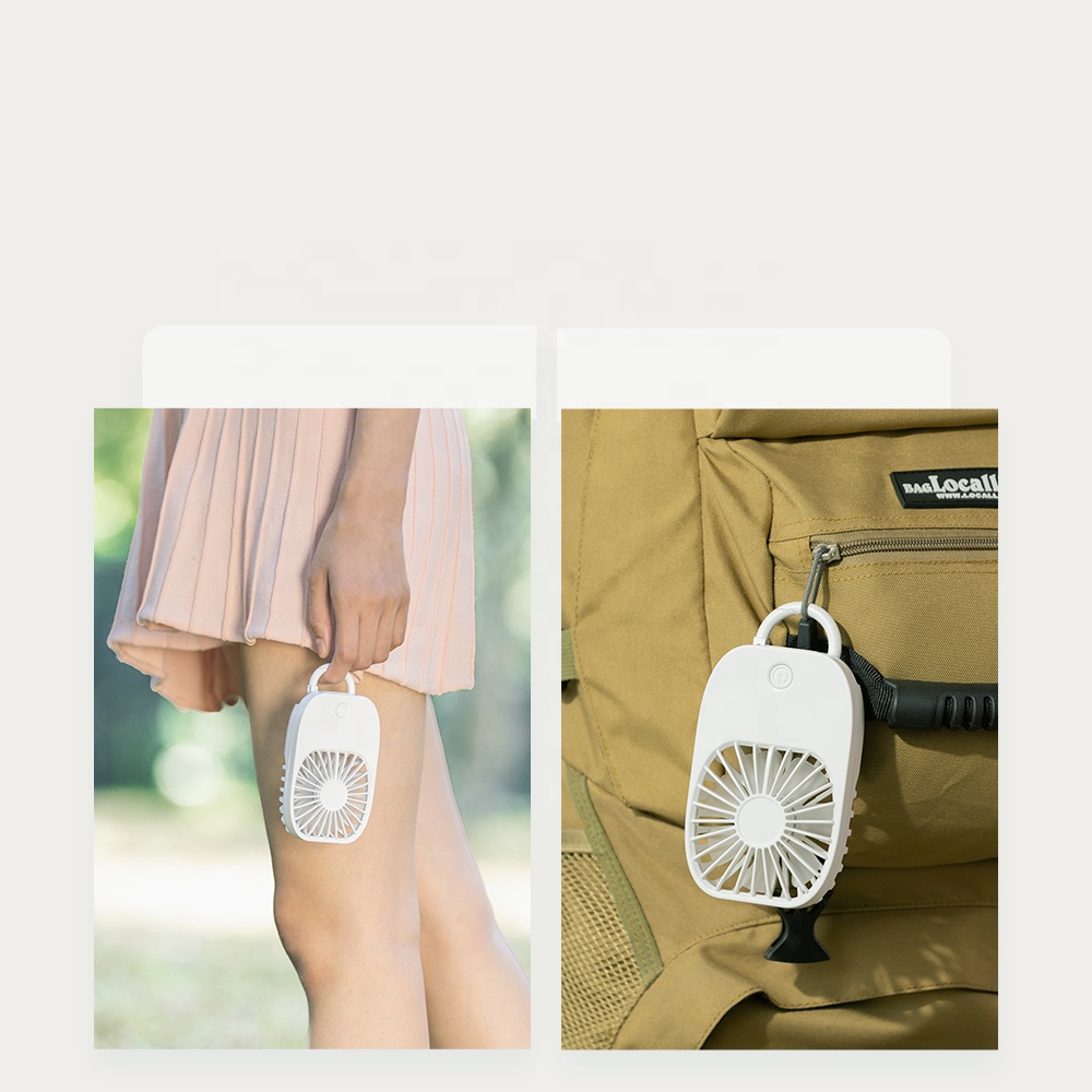 مروحة يدوية صغيرة محمولة تعمل  - مراجعة Outdoor Power Fan وسعره